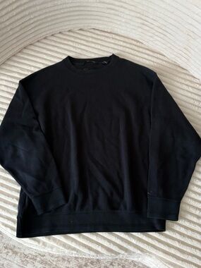 Greg Norman Collection Black Crewneck Sweater